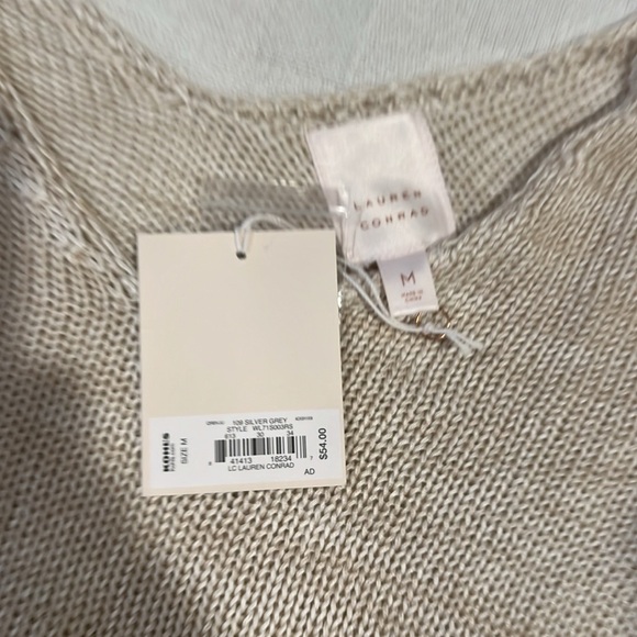 Lauren Conrad open shoulder sweater - Picture 3 of 7